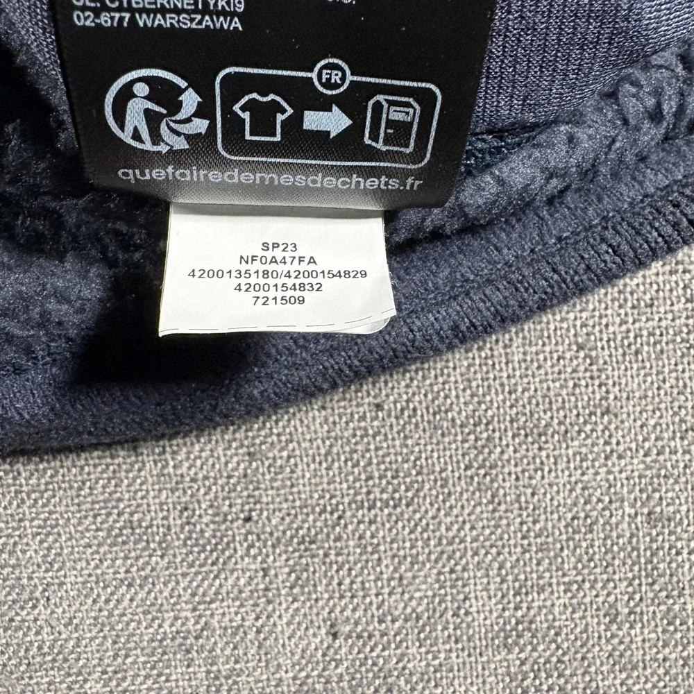 The North Face‎ Fleece Vest Mens Large Dark Blue Full Zip Gordon Lyons NF0A47FA